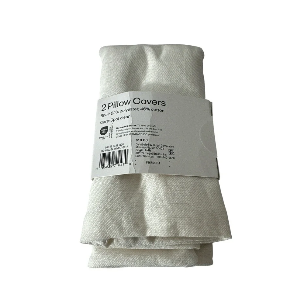 New Room Essentials Pillow Covers White Decorative‎ 16
